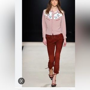 Isabel Marant suede crop suede